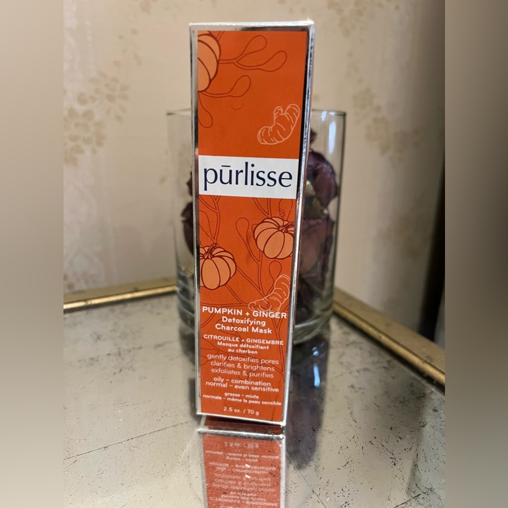 Purlisse Pumpkin & Ginger Detoxifying Charcoal Mask 2.5 OZ